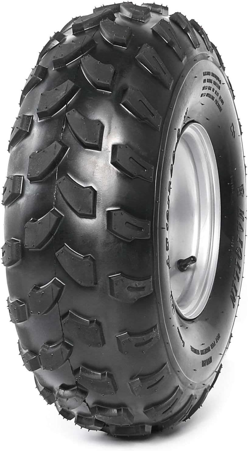 Fuerduo 1PCS 19x7.008 Wheel Tire Rim with 4 Bolt Pattern for ATV Go Kart Quad Bike