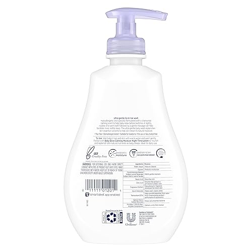Miniatura 3 de Baby Dove Cuidado de la piel sensible Baby Wash Calmante Humedad para un baño calmante Lavado de baño Hipoalergénico y sensible Cuidado de la piel