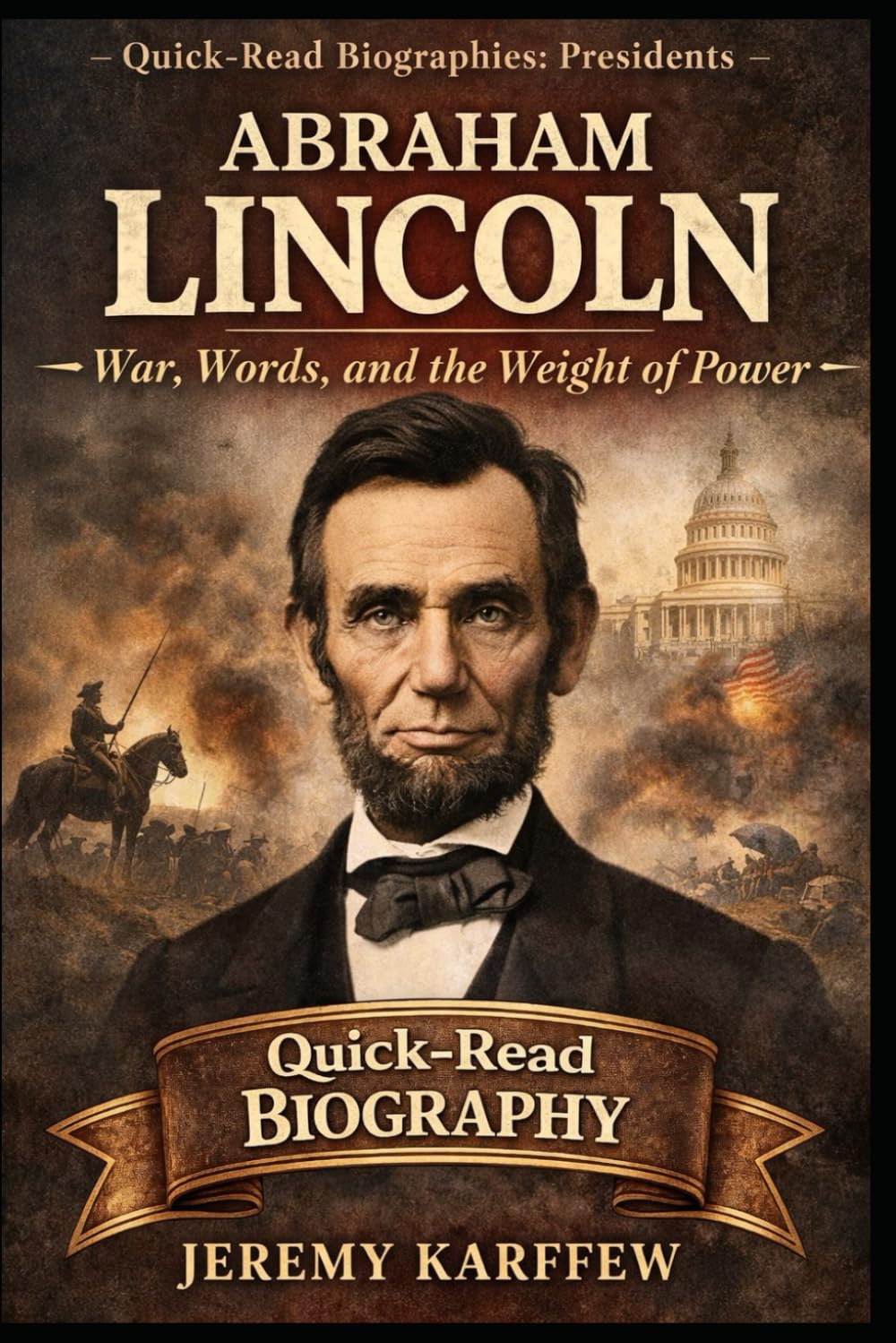 Abraham Lincoln: War, Words, and the Weight of Power (A Quick-Read Biography) (Quick-Read Biographies: Presidents)