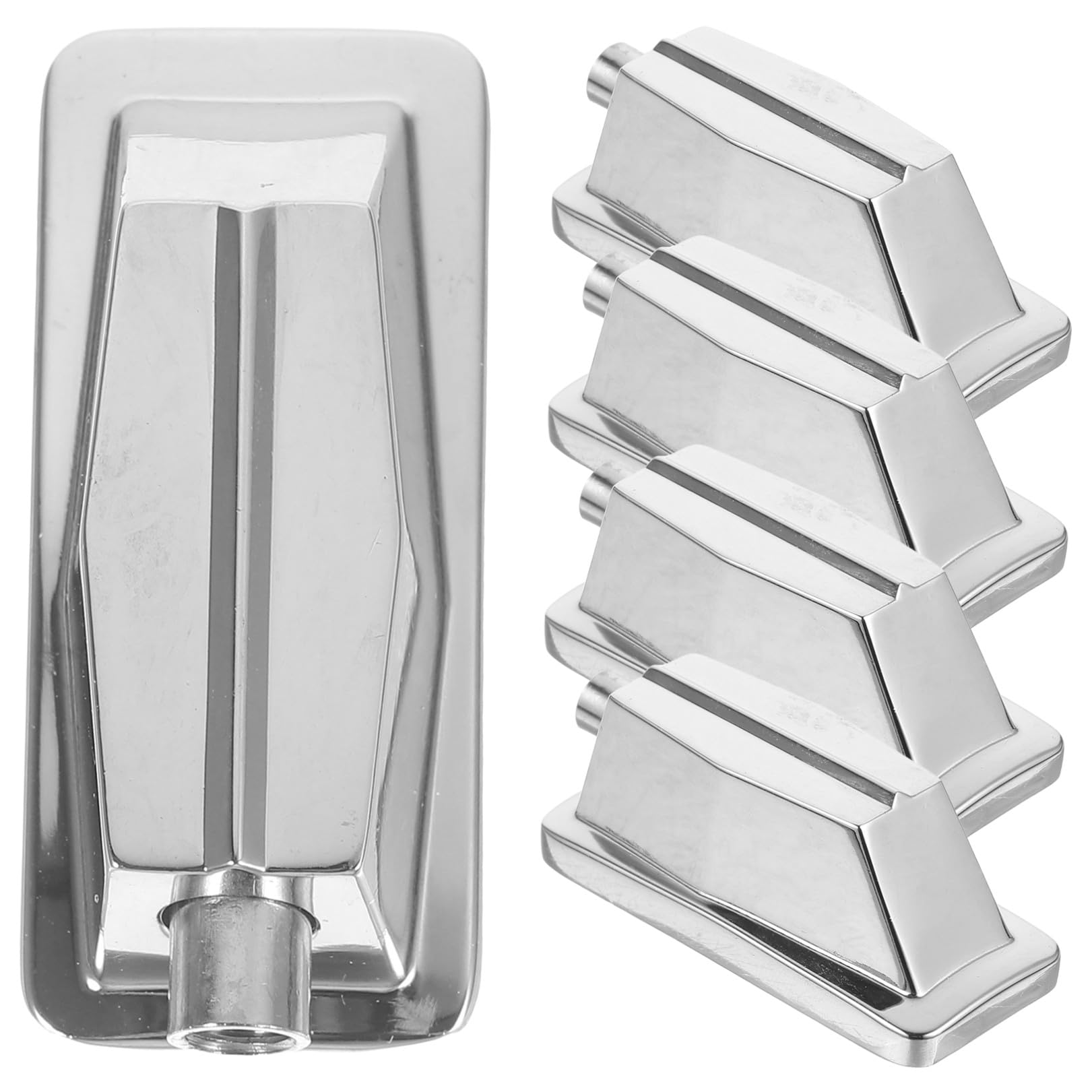 Toyvian Set di 5 Accessori Batteria Acustica in Metallo Argento, Accessori Batteria Acustica per Jazz Drum Ganci e Drum Lug Resistenti per Riparazioni Durature