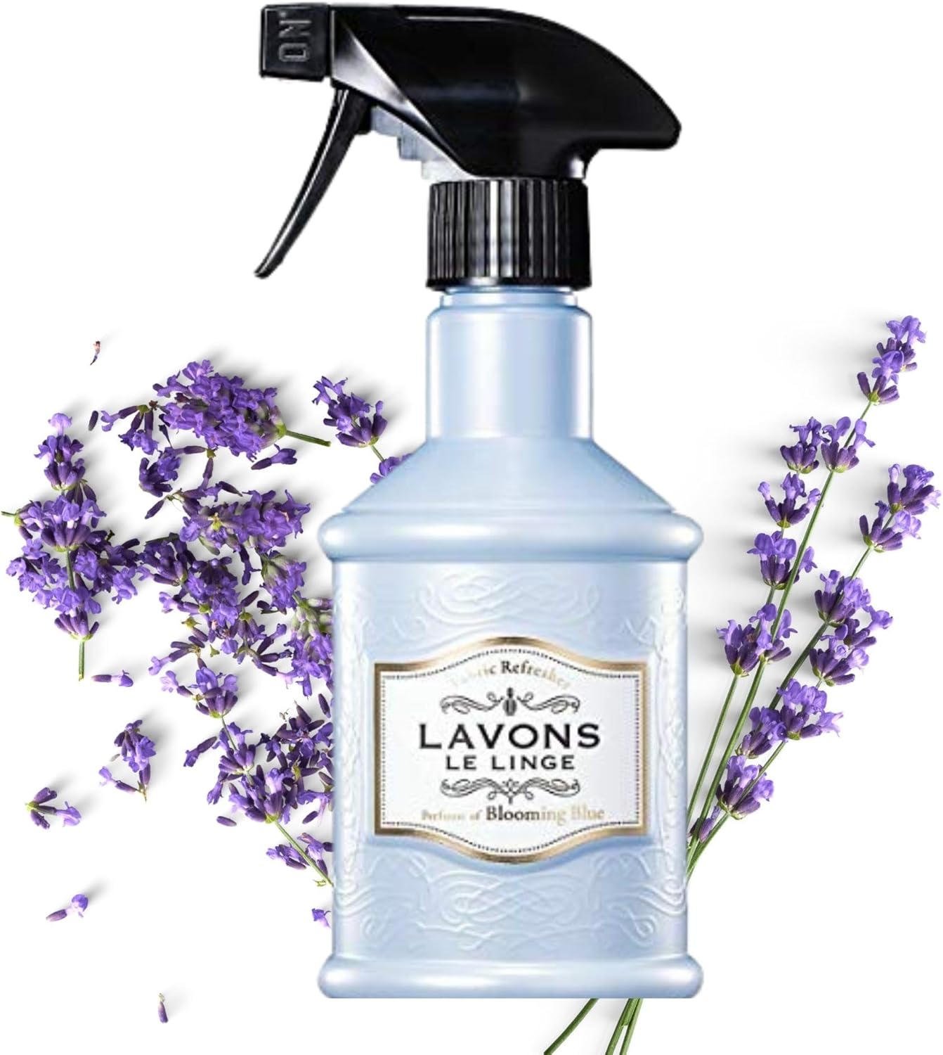Fabric Freshener Spray for Clothes& Furniture, Fabric Refresher Spray Kids& Pet Safe, Smoke Odor Eliminator for Houses, Offices, Car& Hair, Shoe Deodorizer Made in Japan 12.5Fl Oz Blooming Blue