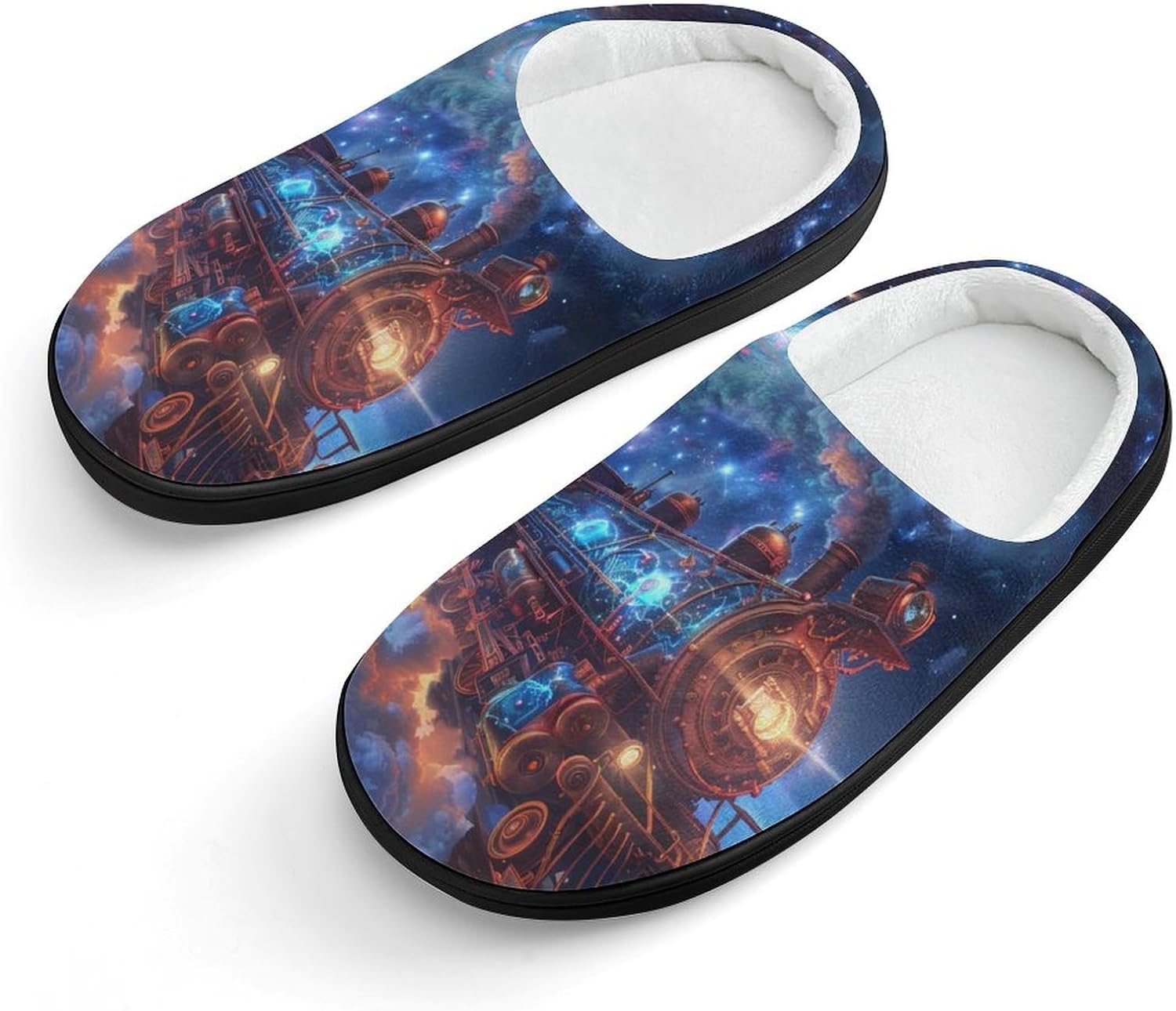 Beautiful Train Cute Cotton Slippers Anti-slip House Shoe Slipper Indoor Outdoor