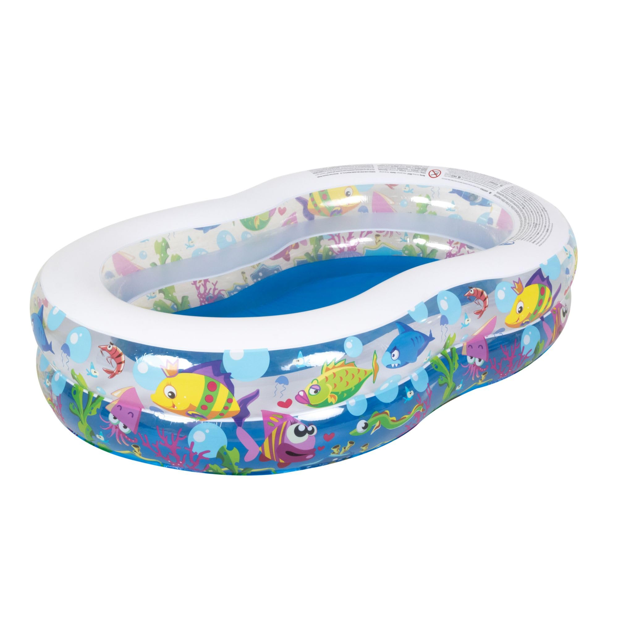 Pool Central 69" Inflatable Sea Life Motif Kiddie Swimming Pool