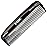 Kent 12T G Wide Tooth Detangling Comb - Handmade Pocket Comb for Thick, Curly, Wavy Hair - Large Tooth Hair and Beard Grooming Comb - Saw-Cut and Hand Polished