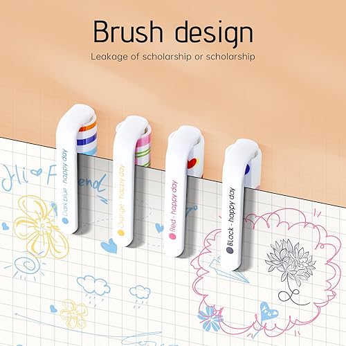 Miniatura 3 de 10 bolígrafos de colores, bonitos bolígrafos para niñas, 10 bolígrafos kawaii, juego de bolígrafos de punta fina para niños, niñas, estudiantes,