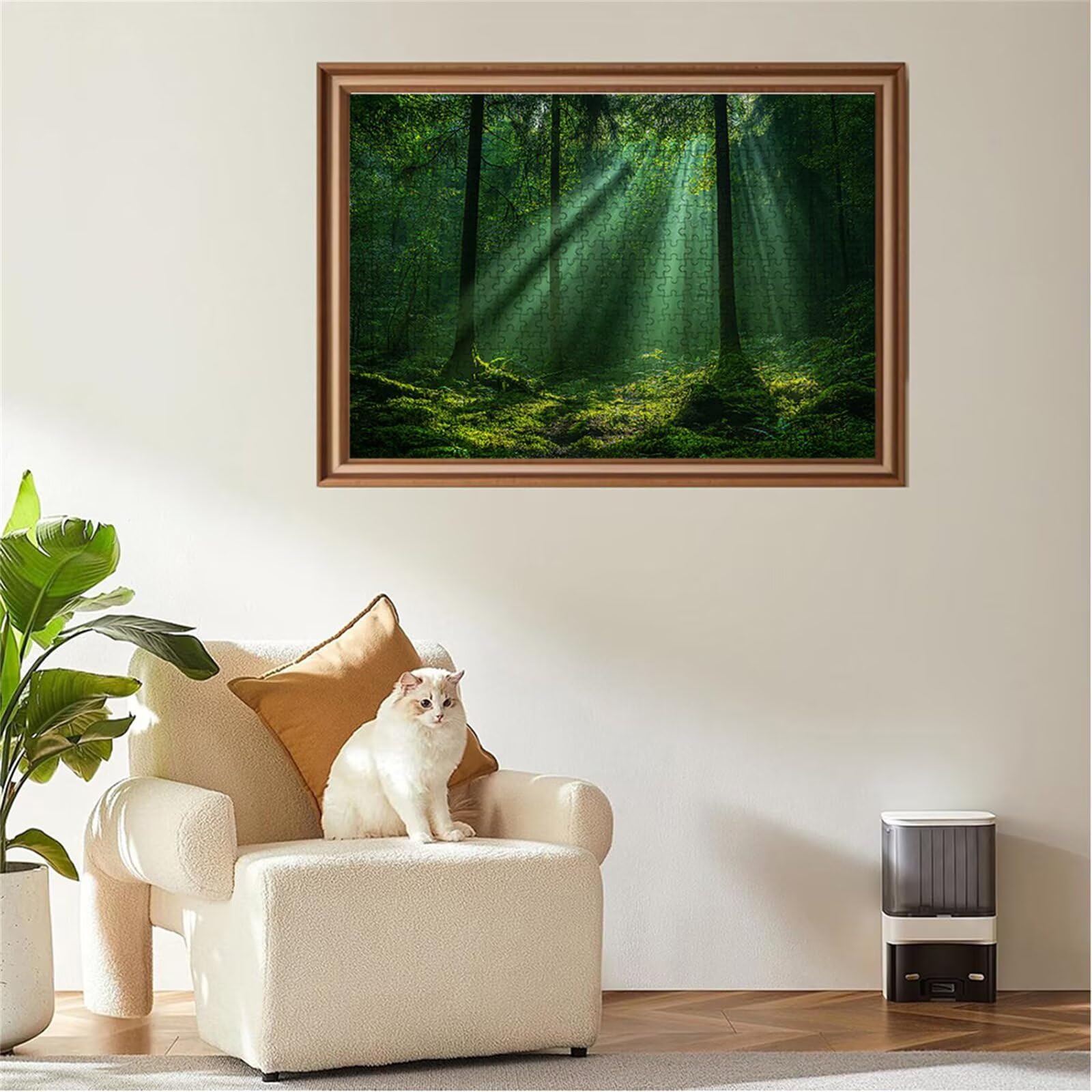 Puzzle 2000 sztuk las puzzle krajobraz drewniane układanki, klasyczne dla dorosłych diY gra wyzwanie idealnie pasują między literami z tyłu układanki dla dzieci i dorosłych wiek 14 lat Z-7