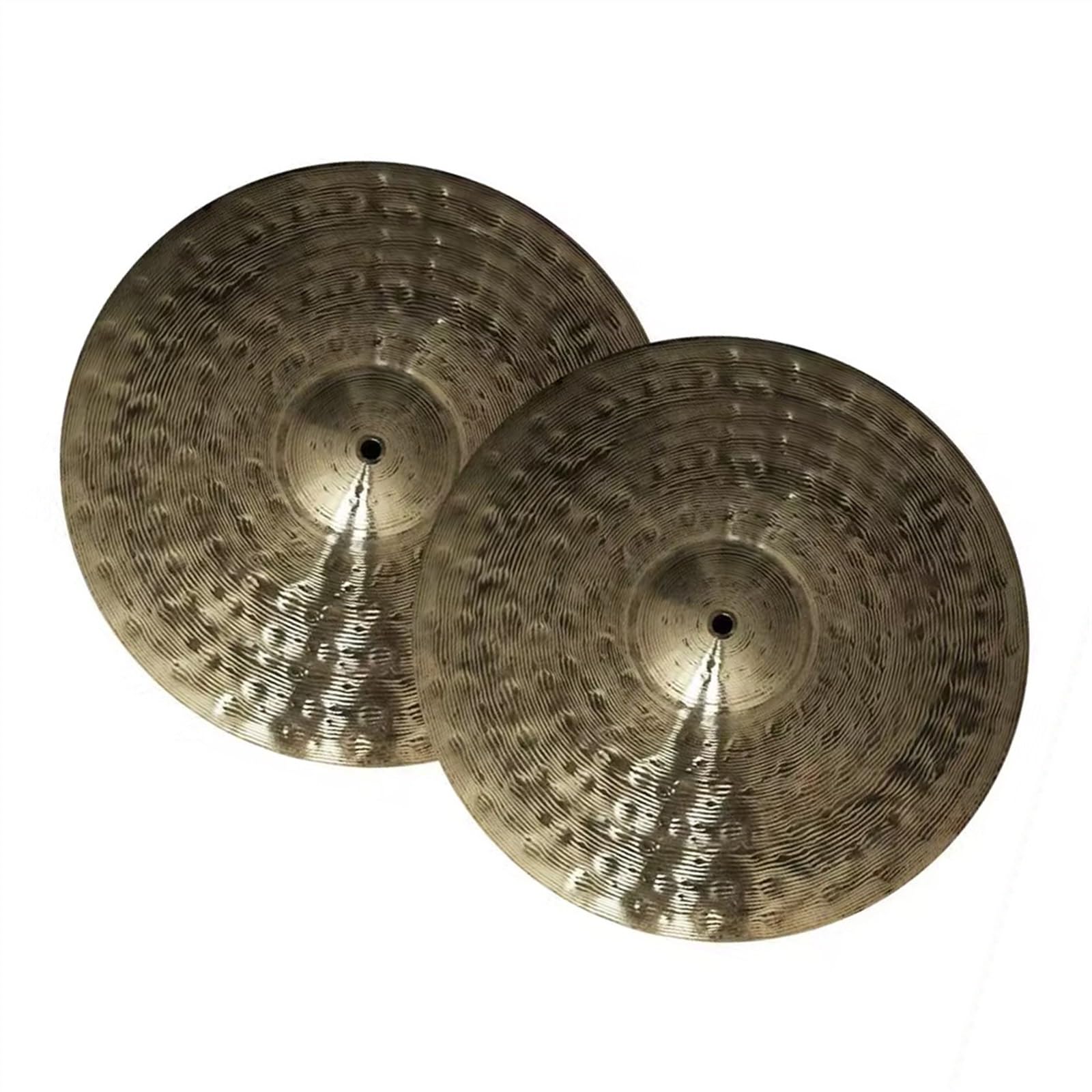 EIN Paar 15 Zoll Hi-Hat-Becken, Handgefertigte Becken Für Schlagzeuger Becken für Anfänger (Color : 06)