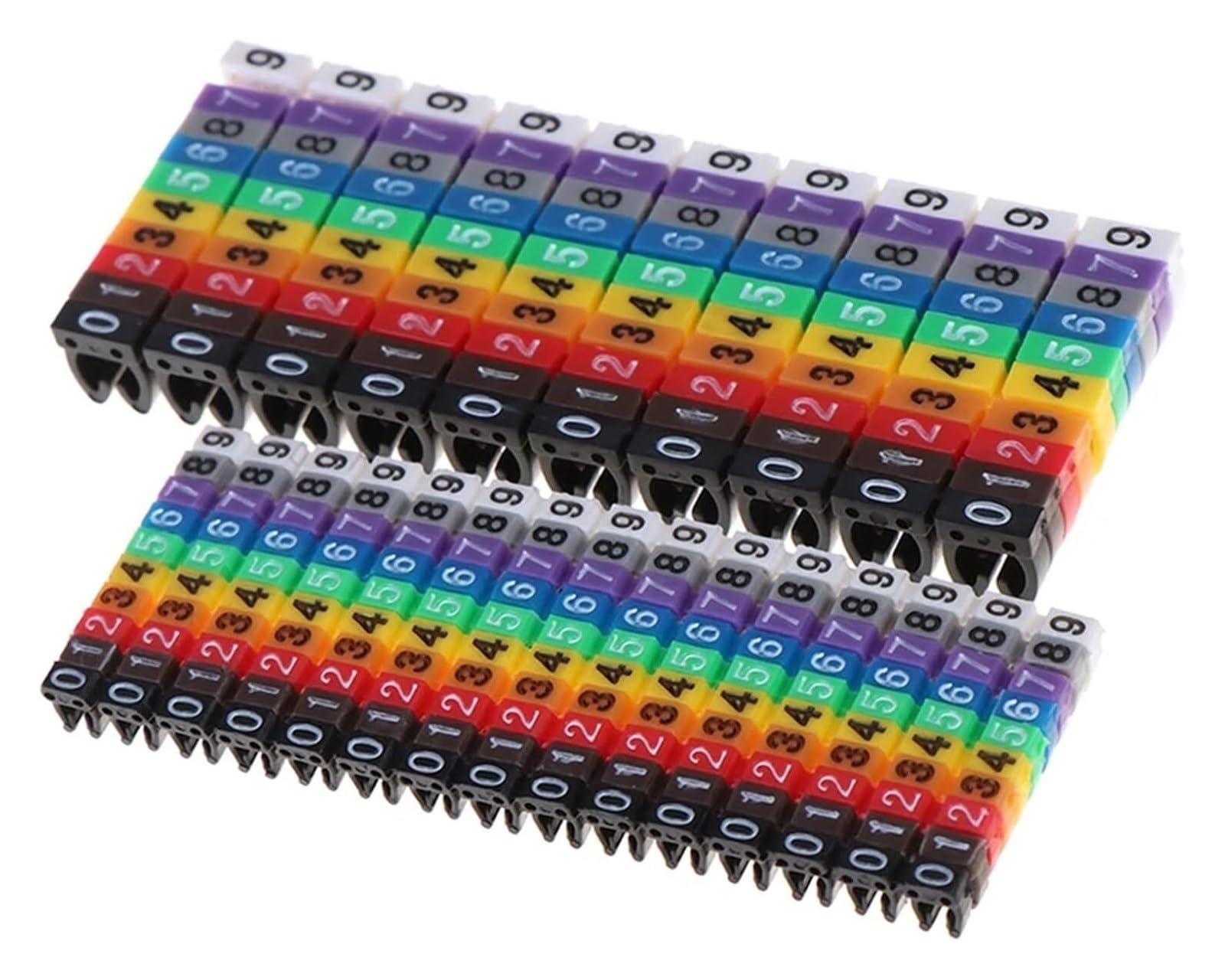 Nozvblxm 4Mm Plastic Cable Markers