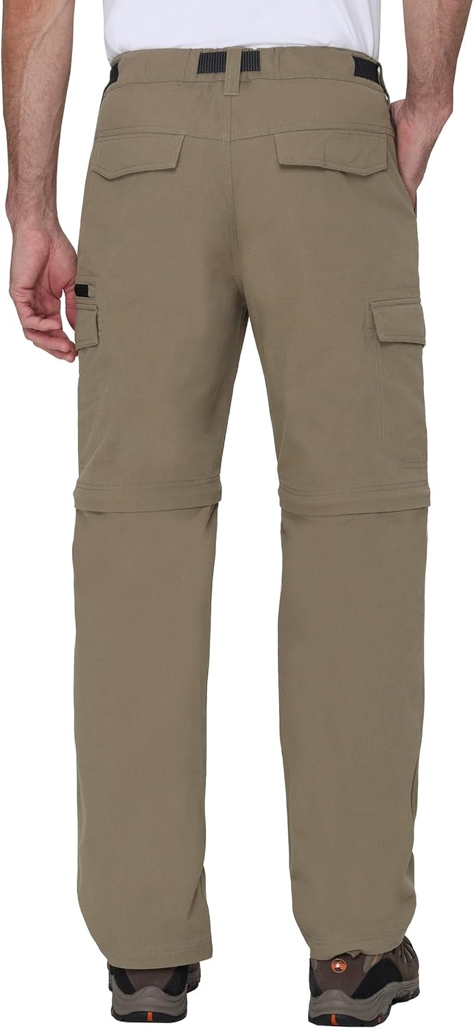 Hiking Convertible Outdoor Cargo Pants for Men (Tan, XXLx29) - Image 3