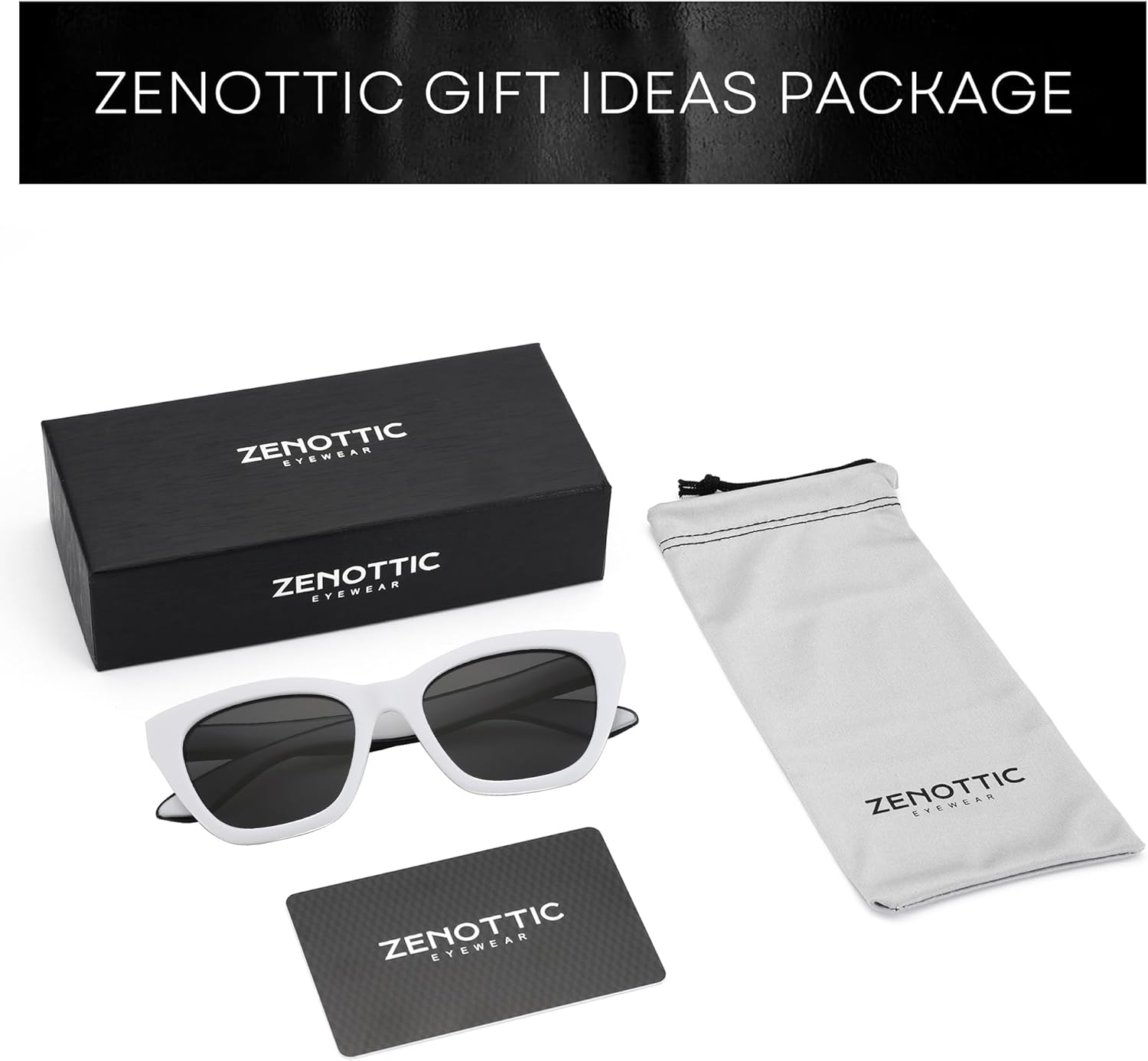 ZENOTTIC Polarized Sunglasses Women Cateye: Trendy Sun Glasses for Ladies - Retro Classic Shades UV400 Protection - Image 6