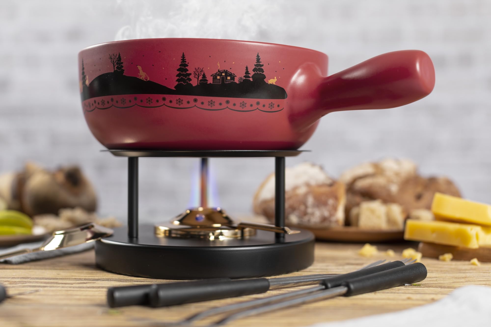 KUHN RIKON 32319 Cheese Fondue Clay
