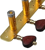 Vista 5 de Yibuy 2 piezas de cabezales de máquina de guitarra acústica clásica acústica, llaves de afinación, accesorios de repuesto de clavijas