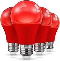 Vista 11 de L LOHAS LED Bombillas negras UV, [4 unidades] Luz negra LED A19 de 12 W, equivalente a 100 W, longitud de onda de nivel UVA 385-400 nm, brilla