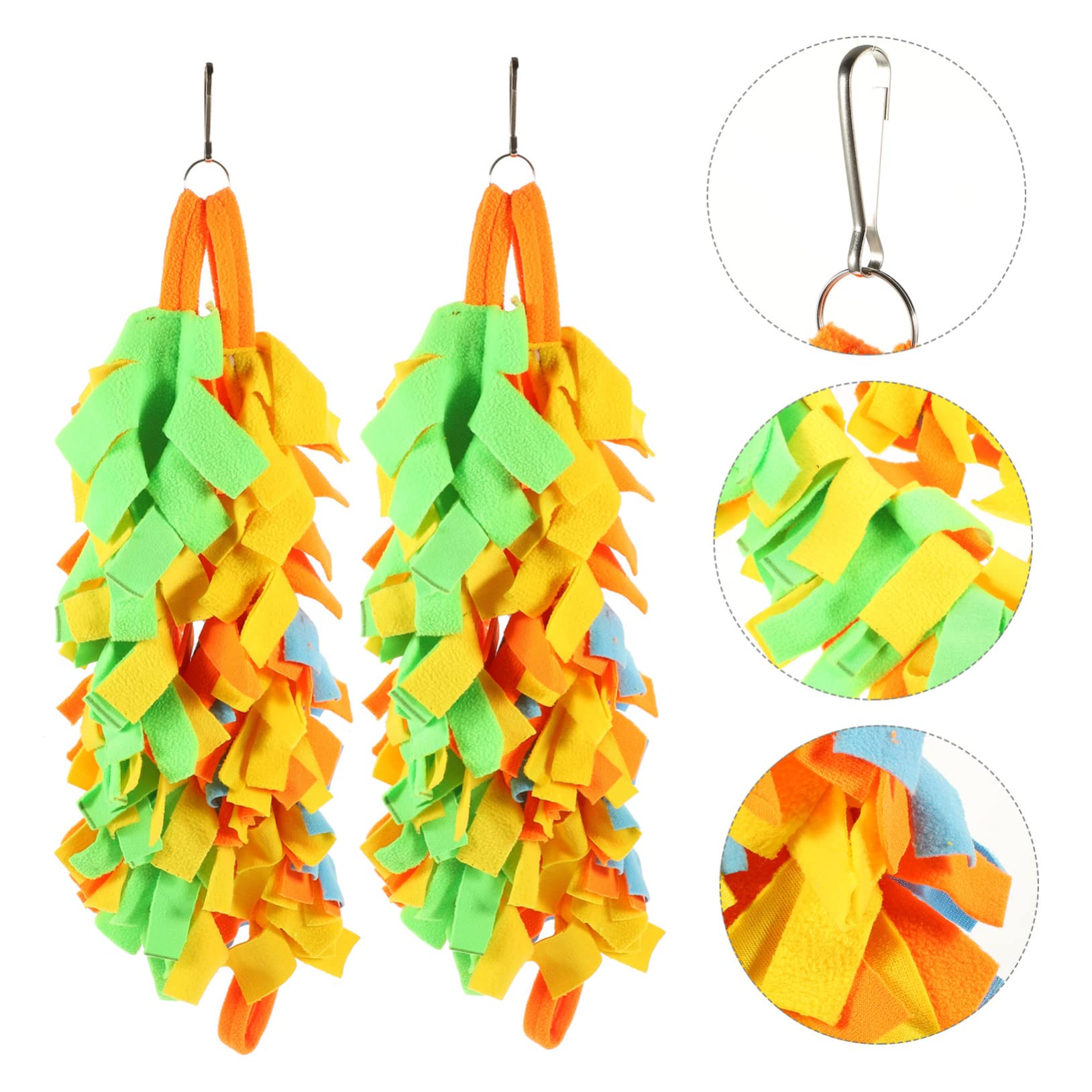 BESPORTBLE 10pièces Jouets à Mâcher pour Oiseaux Et Petits Animaux Balancement Suspendu pour Perruches Perroquets Et Hamsters Accessoire De Et Sûr