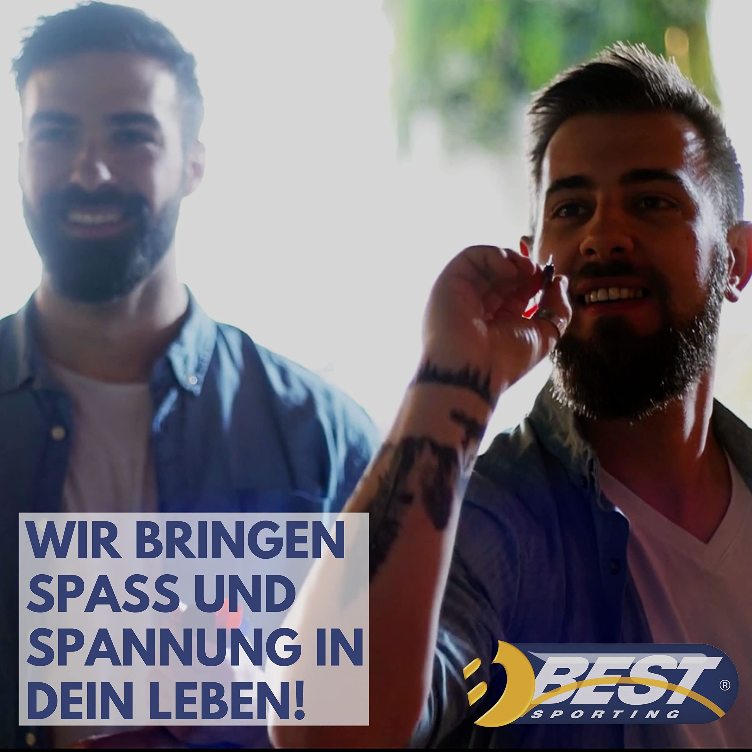 BEST SPORTING Dartscheibe elektronisch Exeter I elektronische Dartscheibe mit LED-Anzeigen I E-Dartscheibe mit 12 Dartpfeilen & Ersatzspitzen I hochwertiger Dartautomat I Dart für 8 Spieler