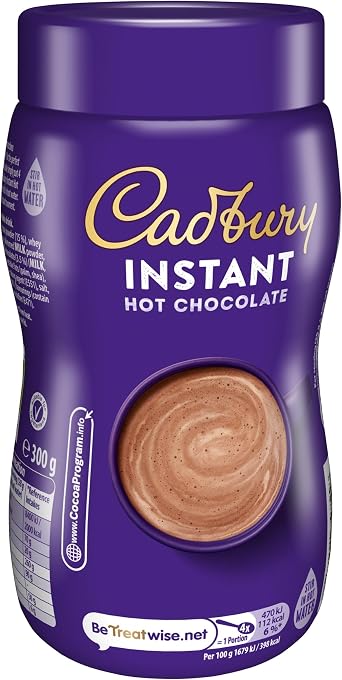 Cadbury Instant Hot Chocolate Mix, 300 g (Pack of 1)