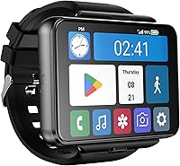 Vista 11 de Reloj inteligente para hombre, 4G, smartwatch para Android e iOS, pantalla táctil de 2.88 pulgadas, Android 11 OS, 6GB+128GB, rastreador