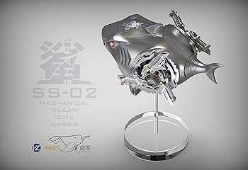 鮫2枚セット Amazon | ZERO PLAIN メカニカル オーシャン キュート SS 02B 鮫[サメ