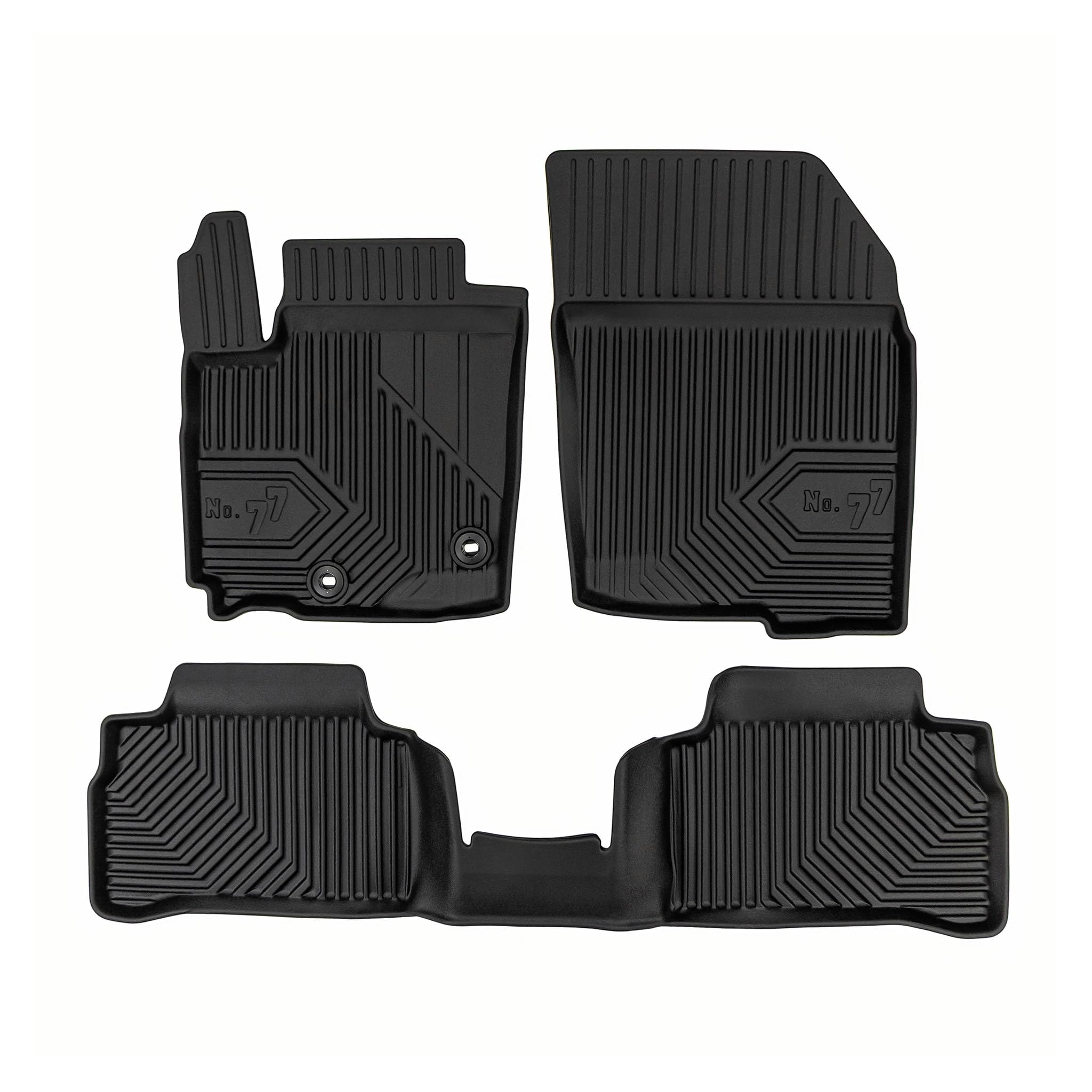 Tappetini Tappetini in Gomma Compatibili con Suzuki Vitara II Hybrid 2020-2026 TPE Nero 4 Pz