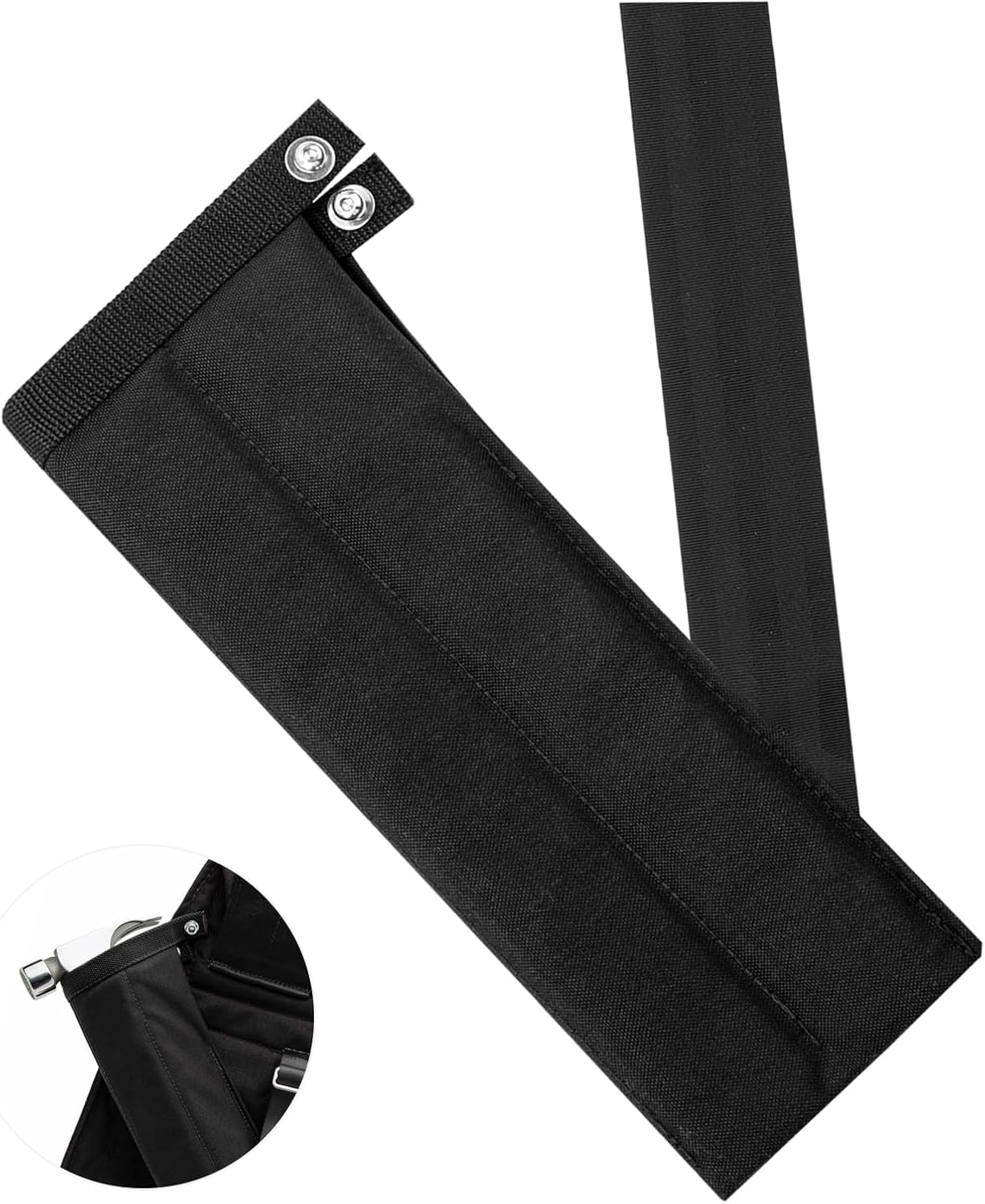 Padded Hammer Holster for Belt Replacement for Diamondback Hammer Sleeve for Tool Belt, Hammer Holster for Tool Belts Can Accommodate Most Hammers of Sizes - Left Handed Hammer Holder for Tool Belts