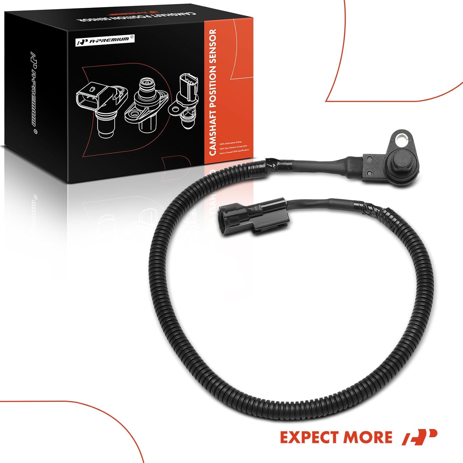 A-Premium Engine Camshaft Position Sensor Compatible with Isuzu FTR/FVR/FXR 2004-2008 7.8L, NPR 2005-2007 5.2L, NPR-HD 2005-2007 5.2L, NQR 2005-2007 5.2L, NRR 2005-2007 5.2L