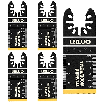 钛合金多功能振动工具刀片五件套