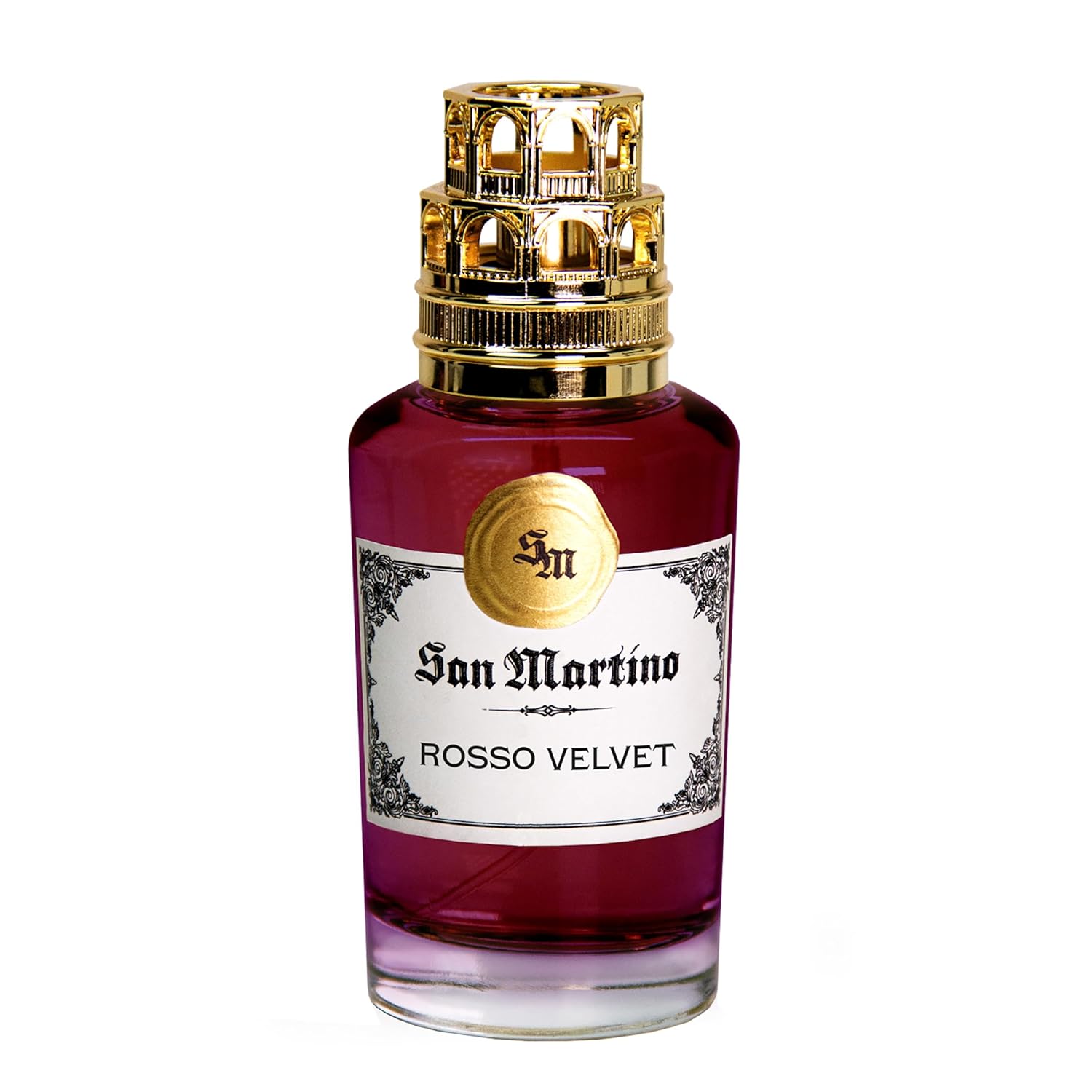 San Martino Rosso Velvet - Perfume for Women - Opens with Fruity Top Notes of Pomegranate, Strawberry, and Wild Berries - Women's Fragrances - 3.4 oz