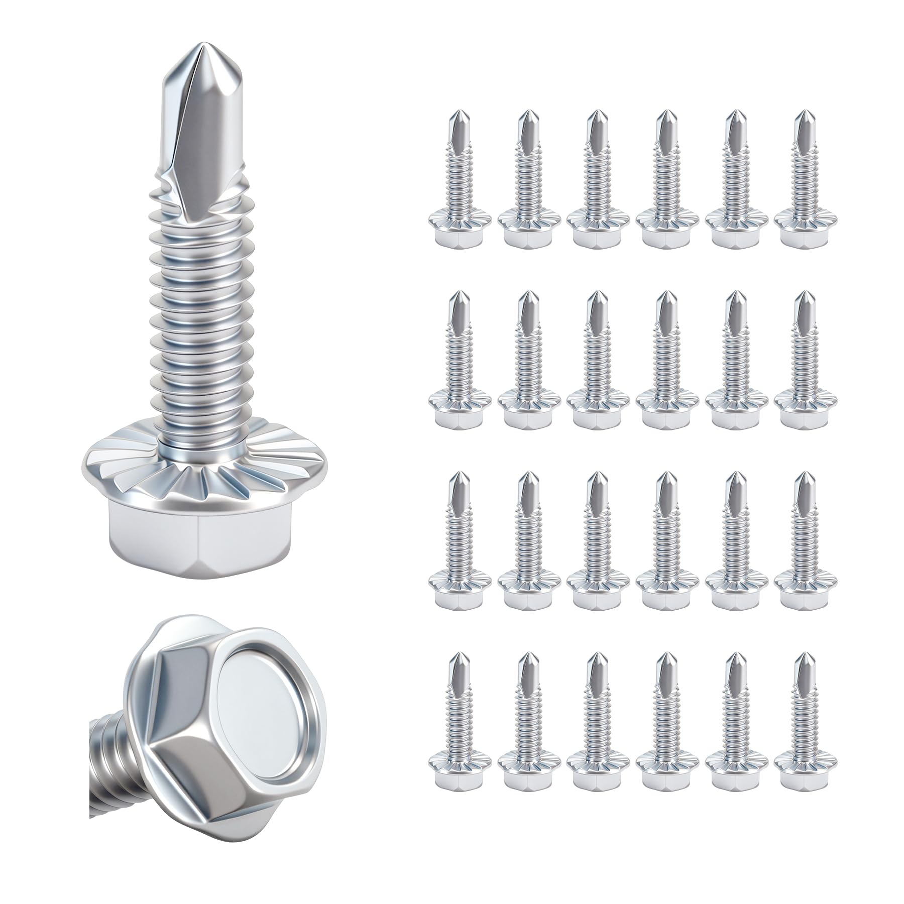 Self-Drilling Screws - Grade 8.8, 25 Pack -1
