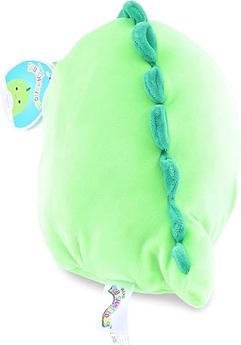 Miniatura 2 de Squishmallow Almohada de peluche para mascotas de 8 pulgadas (Danny el dinosaurio verde)