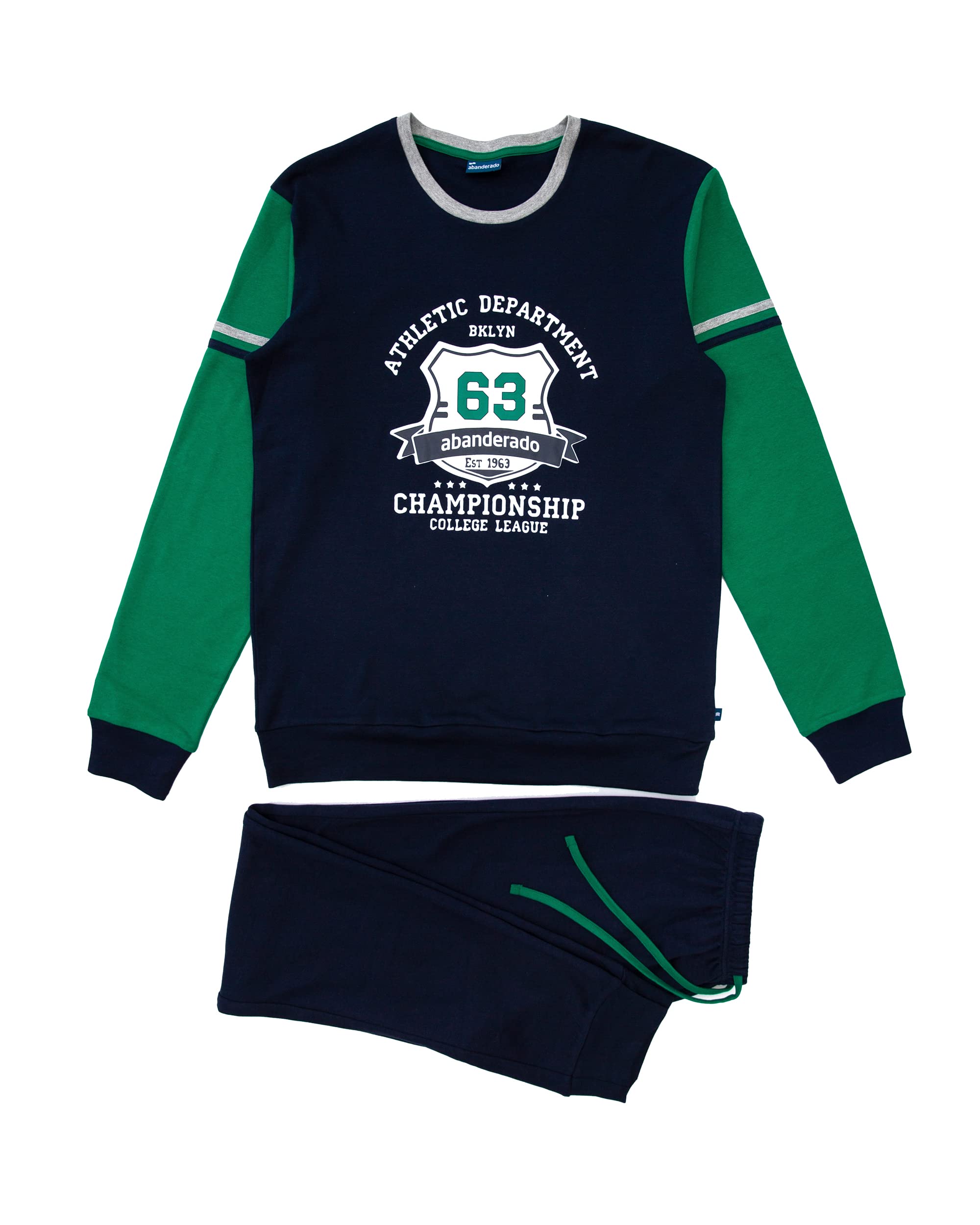 Abanderado Nightwear Men Set di Pigiama Uomo