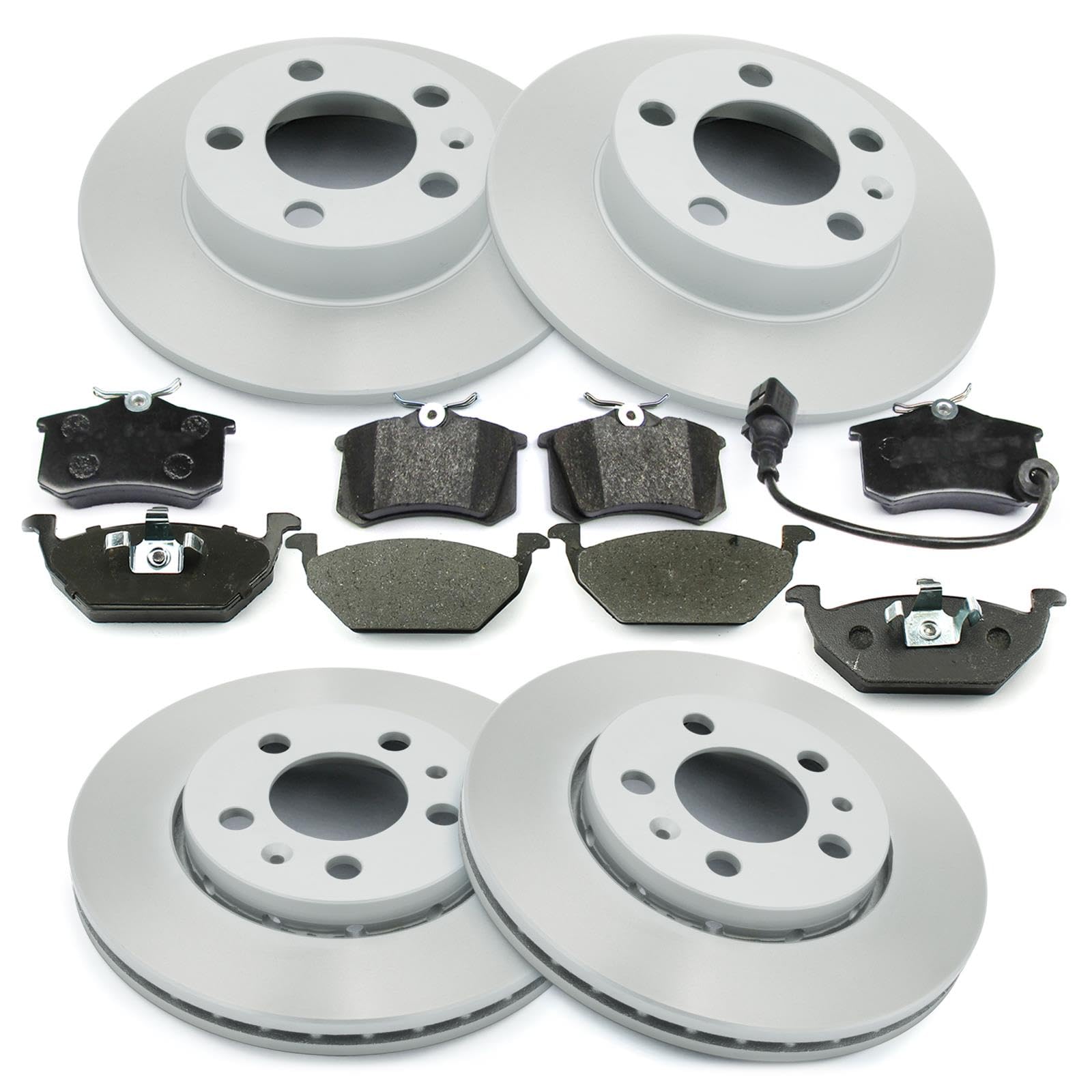 NB PARTS GERMANY 10042449 - Dischi freno + pastiglie freno anteriore + posteriore