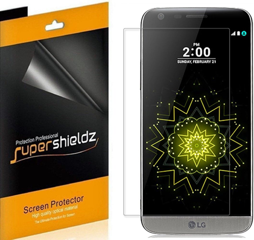 Supershieldz (6 Pack) Designed for LG G5 Screen Protector