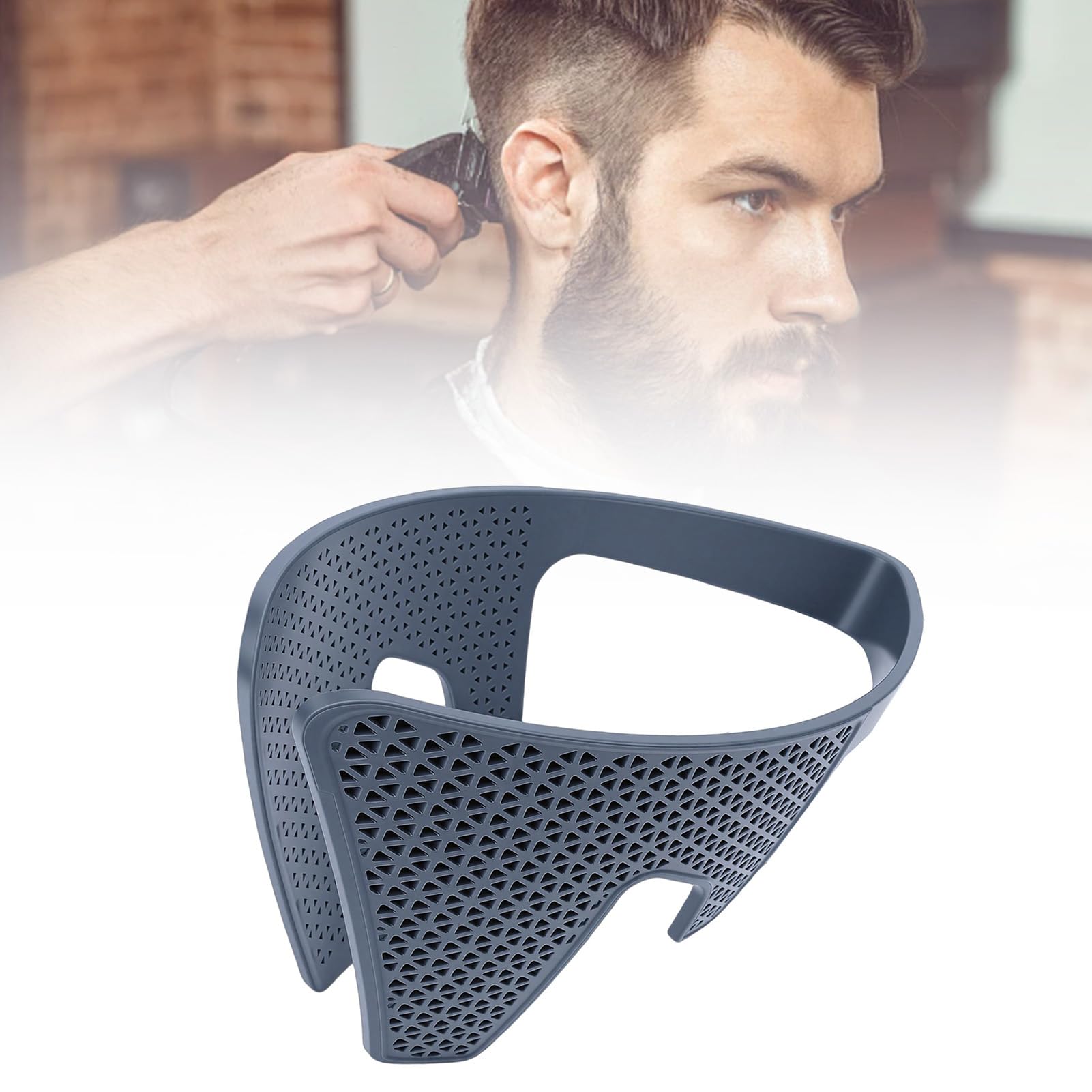 Yinhing Outil de Presse à Cheveux Latéral pour Hommes, Fer à Aplatir Anti-frisottis à Couverture Complète 3D avec Trous Micro-ventilés pour une Répartition Uniforme de la Chaleur,
