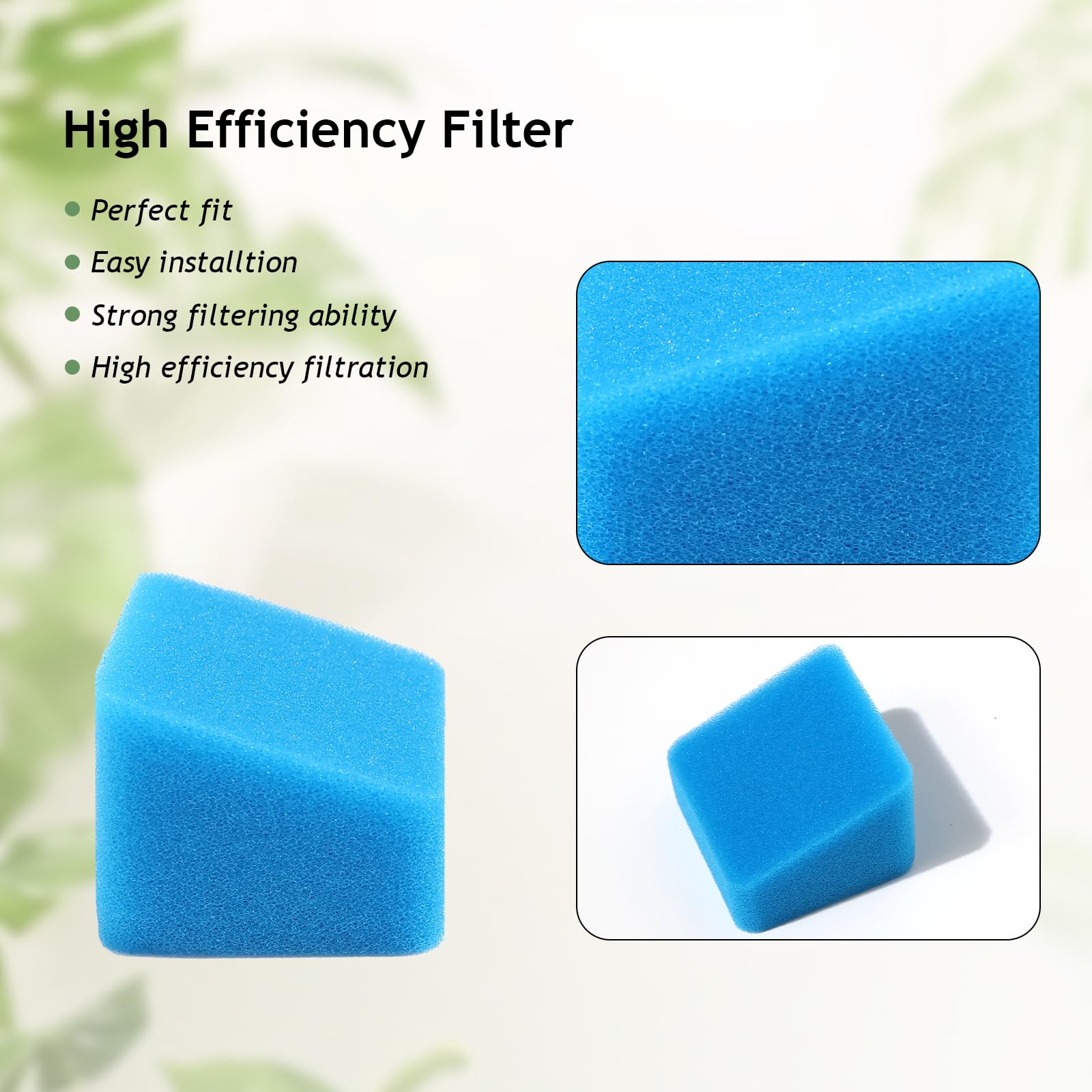 DianSung Brosse Rouleau + Filtre Pièces De Rechange Pour