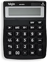 Calculadora de Mesa 12 Dígitos MV 4124 Preta Elgin