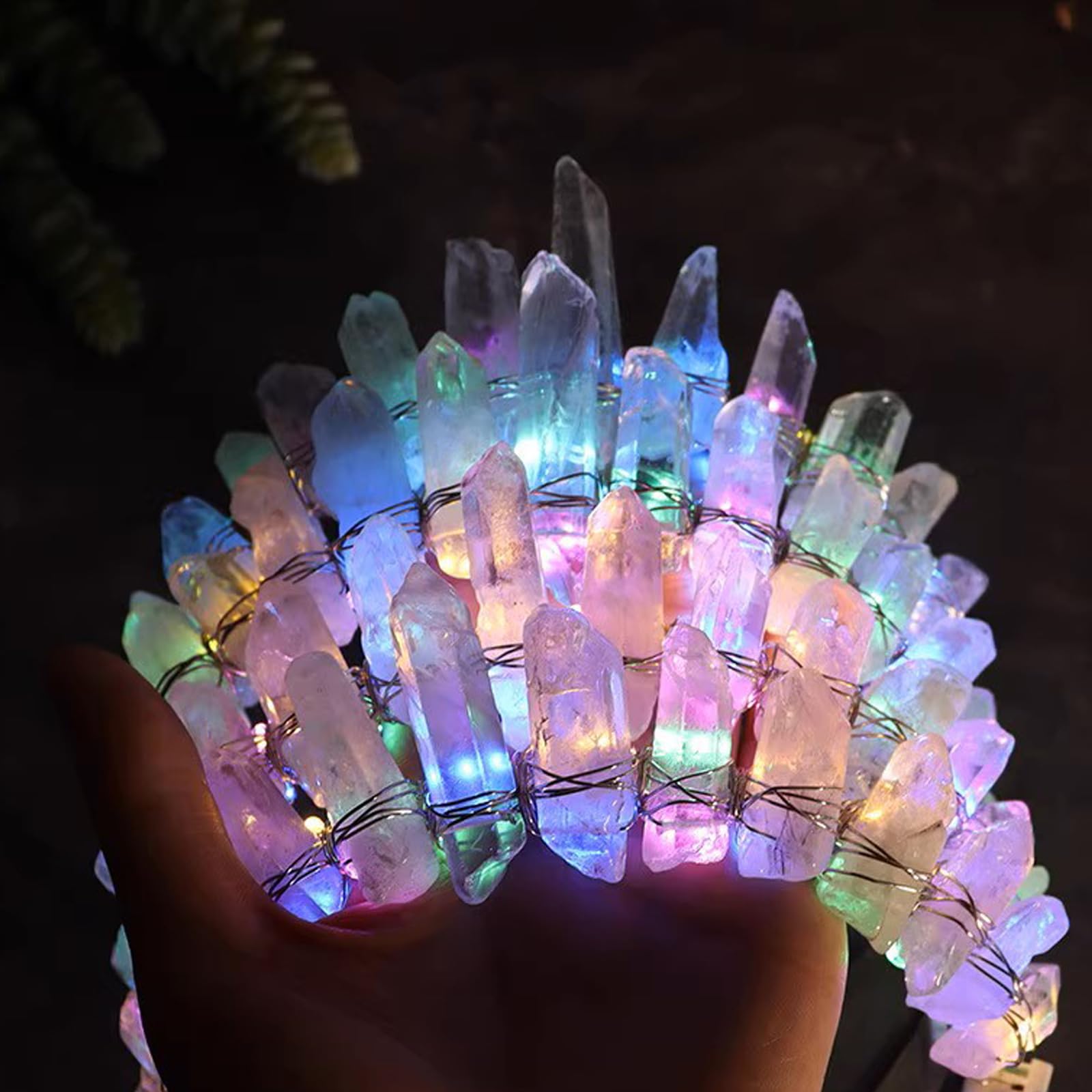 Irregular Crystal Crown Mold Crystal Crown Headband Silicone Mold Queen Crown Resin Molds Crown Heart Mold for for Rhinestone Tiara Cake Topper Decor - Image 2