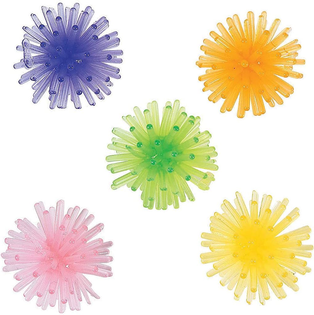 Fun Express Glow in The Dark Mini Porcupine Ball Assortment
