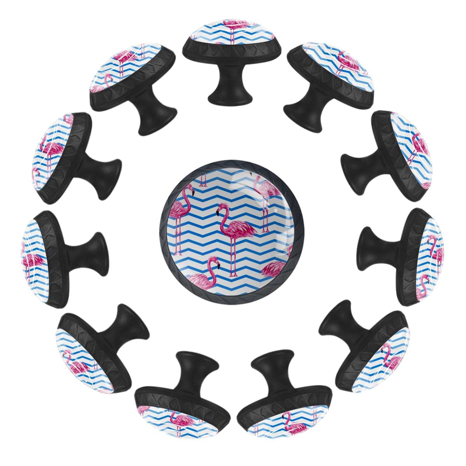 Boutons de tiroir flamants roses pour une chambre d'enfant douce