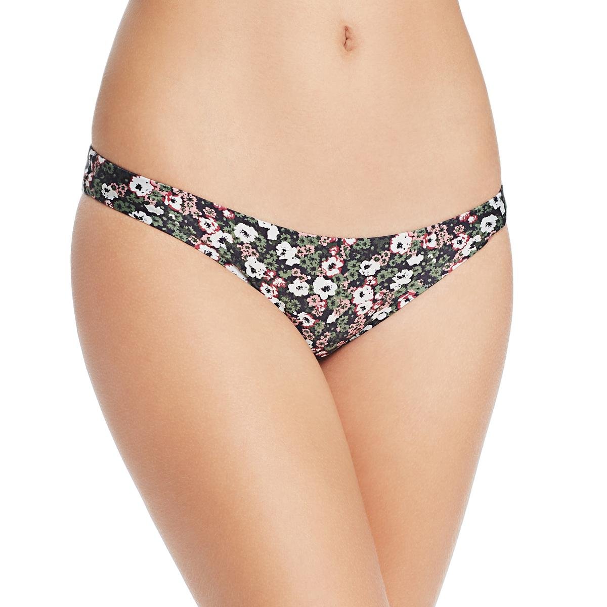 ViX Women's Liberty Basic Full Bikini Bottom, Green,white