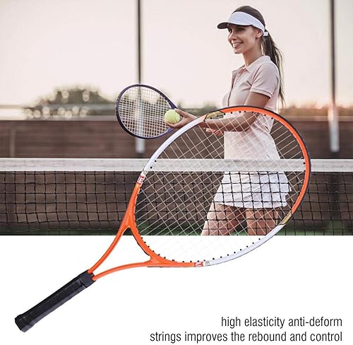 Miniatura 2 de Raquetas de tenis para adultos paquete de 2, durable antioxidante bastante aleación de aluminio raqueta de tenis resistente raqueta de tenis para