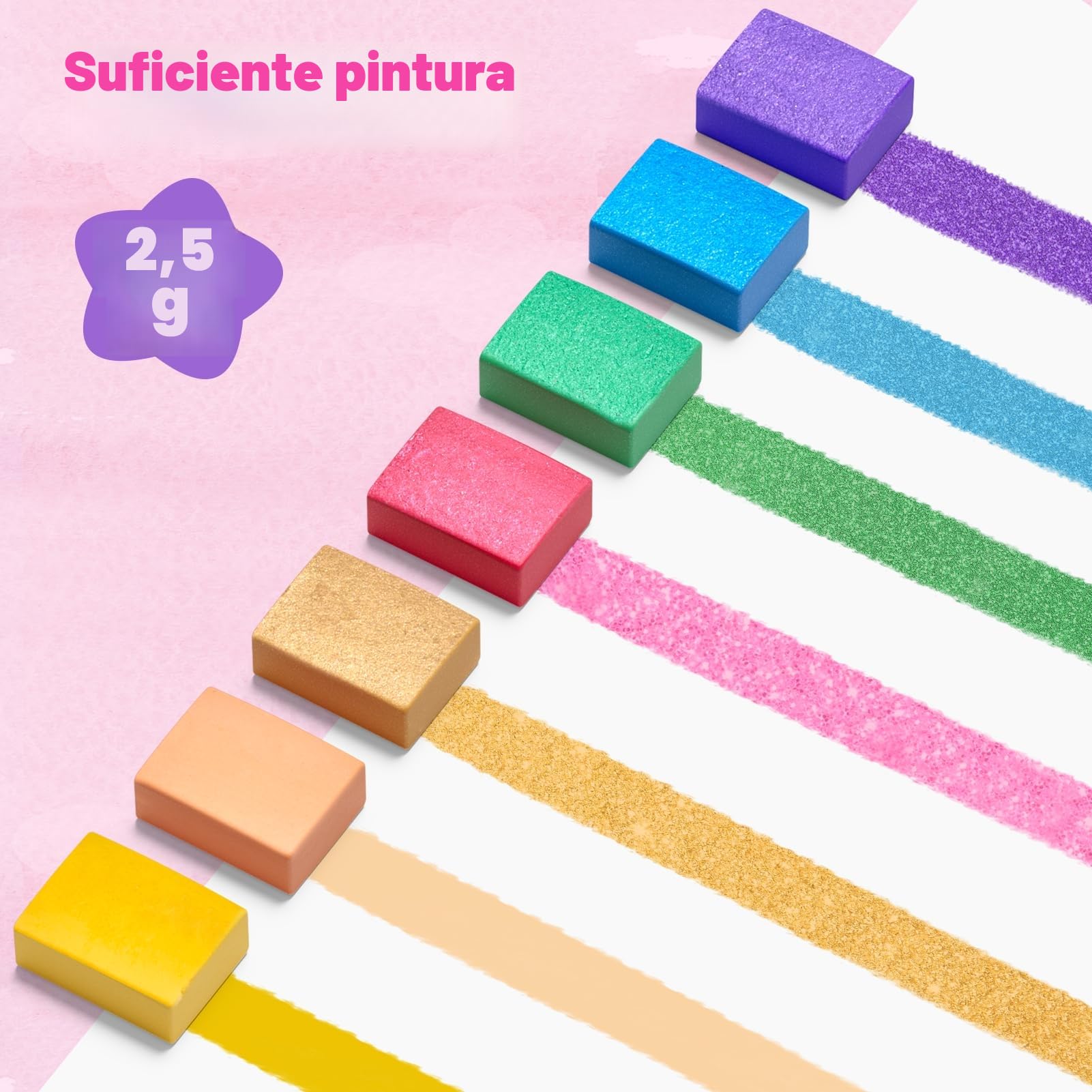 JoyCat Libros para colorear con agua, Actividad de arte y manualidades, Arte sin desorden de Princesa para niños de 4 a 8 años, Kits y suministros creativos, Actividad DIY, Regalos para niñas y niños