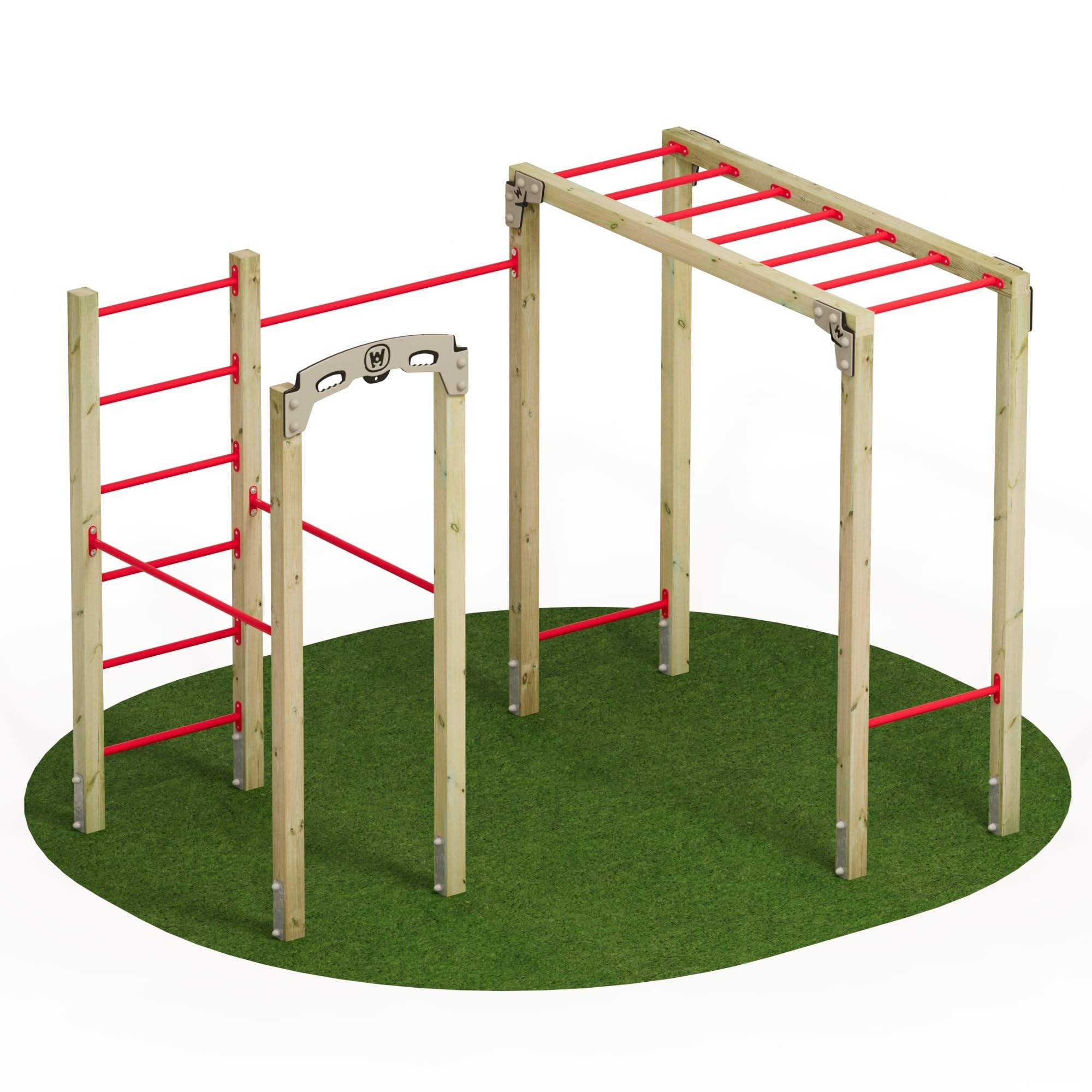 Gym Wickey Monkey Bars Wickey Fit Base 805 Outdoor Fitness Equipment,  Climbing And Sports For Teenagers And Adults In The Garden With Pull-Up Bar