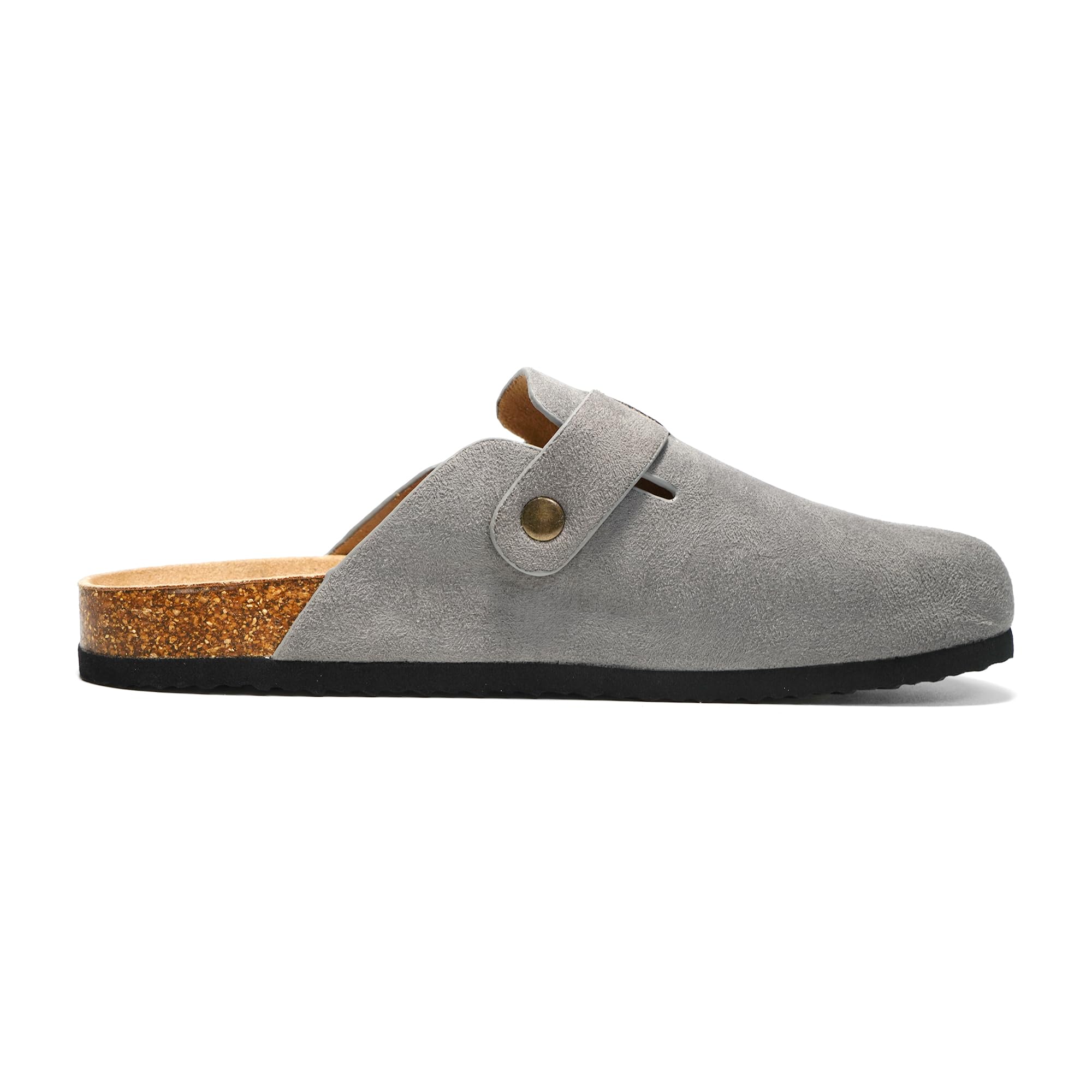 JOMIX Zapatillas Casa Hombre con Hebilla Zuecos Hombre con Plantilla Ortopédica