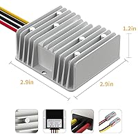 Vista 5 de HOMELYLIFE DC 72V reductor reductor de voltaje a 12V 10A 120W Regulador de voltaje reductor convertidor de potencia Módulo impermeable transformador