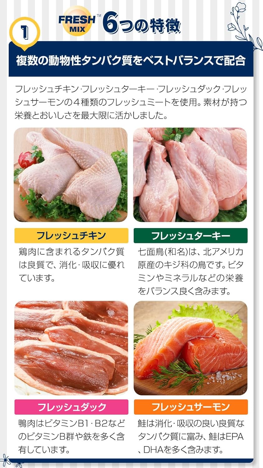 Artemis フレッシュミックス 栄養成分表示