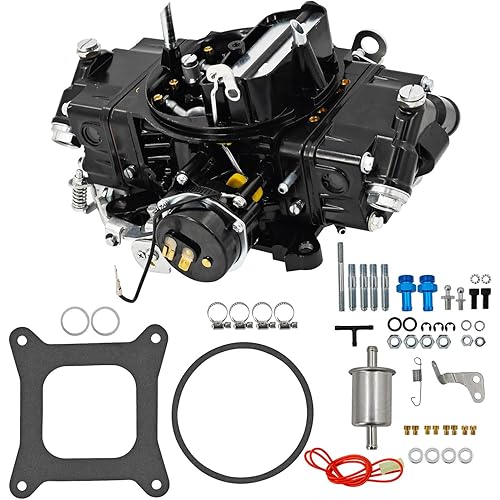 Carburetor BR-67320 750 CFM 4150 Model 4 Barrels Mechanical Secondaries for Brawler Holley Carburetor Street Gasoline Electric Choke