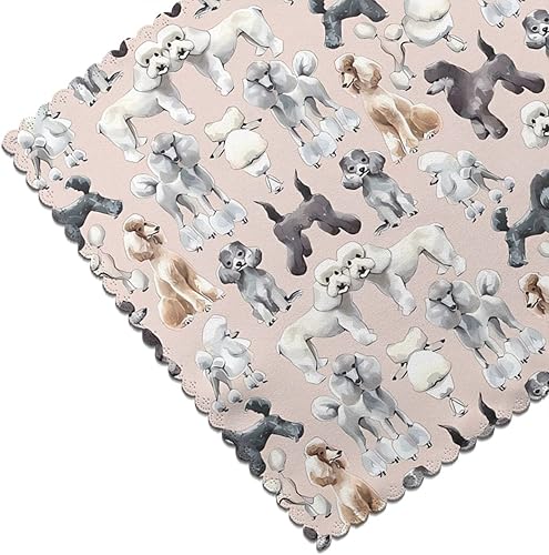 Miniatura 4 de Manteles individuales de 12 x 18 pulgadas (6 piezas)  Juego de mesa grueso, resistente y resistente al calor para el hogar, decoración de banquetes,