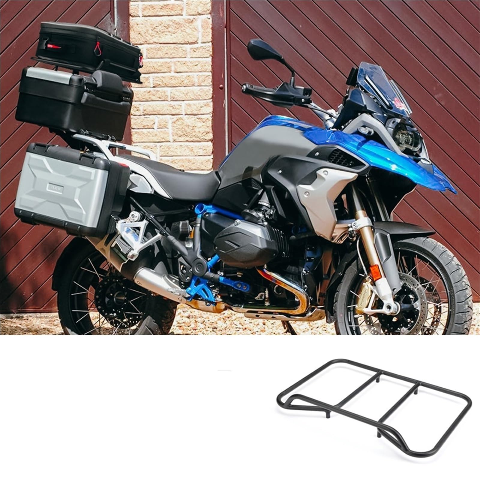 Tylny bagażnik motocyklowy Pasuje do Bmw do R1200 1250 GS F850GS F750GS R1200GS R1250GS LC ADV Adventure stojaki walizki szyny bagażowe(D)