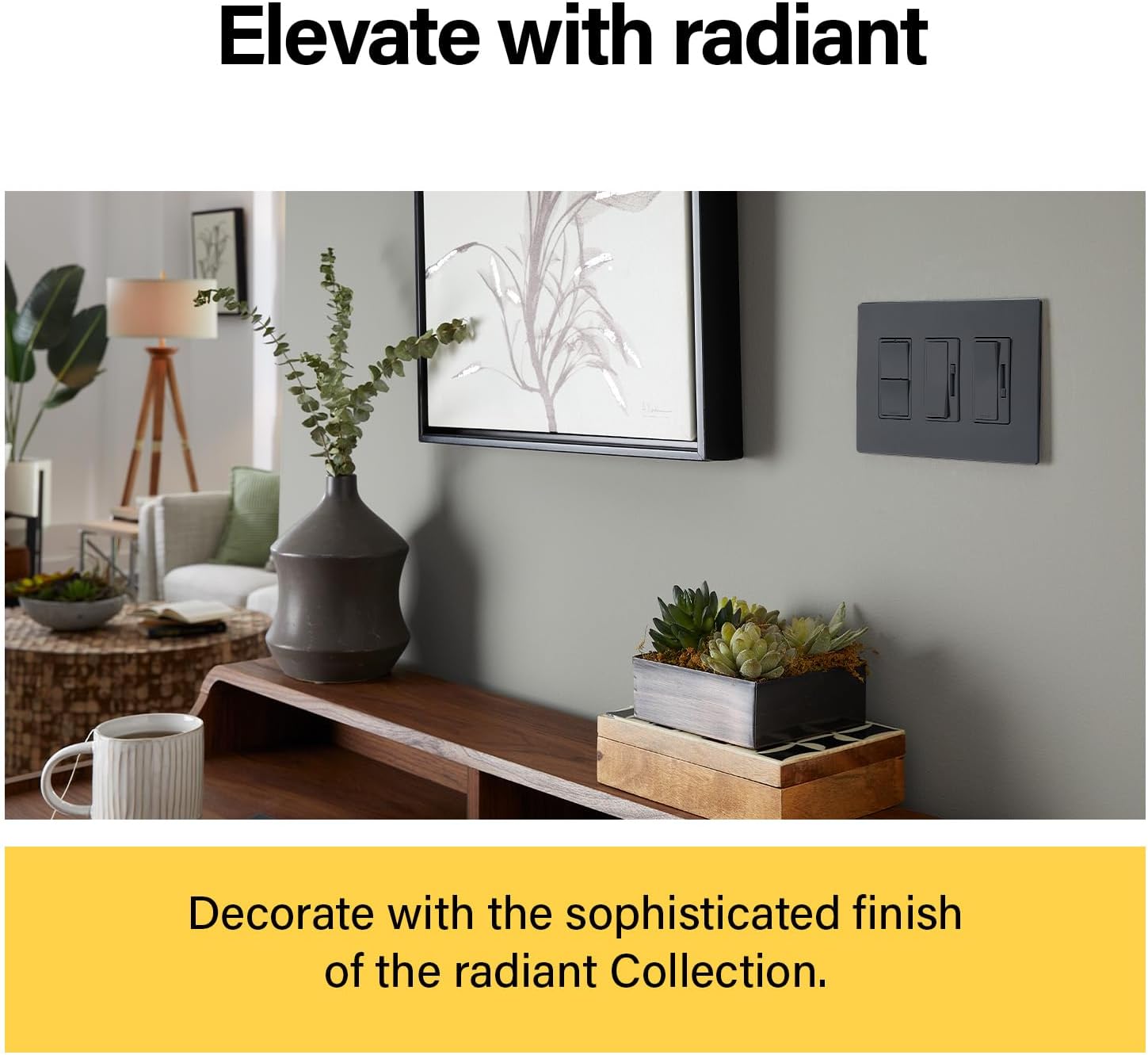 Legrand radiant Interchangable Face Cover for Remote Dimmer White 1-Pack image 5