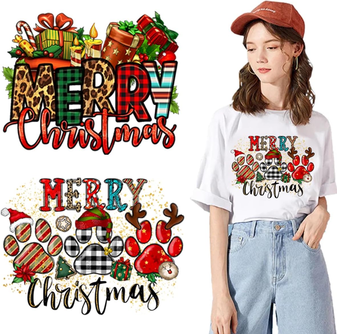 Funny Christmas Iron On Transfers 